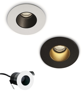 IP65 Deep Baffle Low Glare LED Downlight - 40mm Diameter 2w COB 