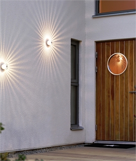 Starburst LED Wall Light - Fantastic on Walls Inside or Out