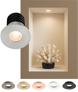 Small IP-rated Recessed Wall Niche Light - Suitable for Bathrooms