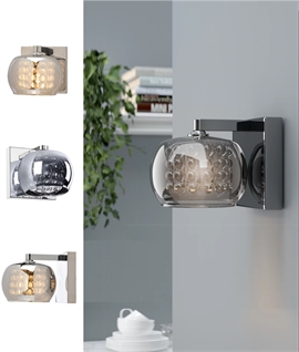 Diamond Life 2 Light Chrome Finish Wall Sconce Lights Chandelier Wall Lamp with Crystal Shade W11 Diamond Life 2 Light Chrome Finish Wall Sconce Lights Chandelier Wall Lamp with Crystal Shade W11
