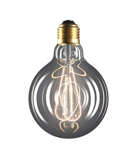E27 95mm 5w LED Globe Smoky Grey with Loop Filament