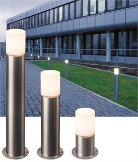 Stainless Steel Bollard Lights - professional and domestic use 