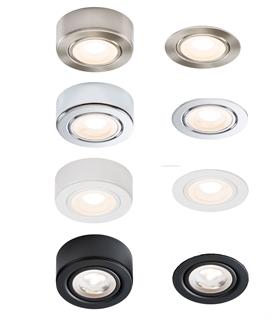 Straight to Mains LED Under Cabinet Light - Surface or Recess Mount