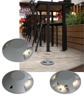 Surface-Mounted Exterior Guide Lights - Single, Twin or 4 Way Lighting