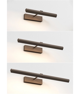 Wall-Fixed Contemporary LED Picture Light – Dimmable & Adjustable