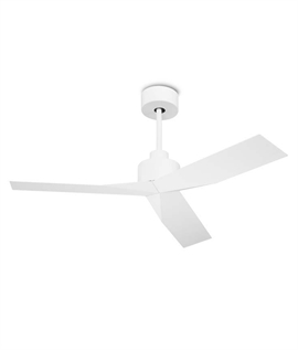 Triple Blade Trendy Ceiling Fan in White or Grey Matt Finish