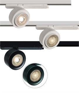 Zoom Adjustable Track Spotlight - Widely Compatitible 25w COB LED & Removable Honeycomb