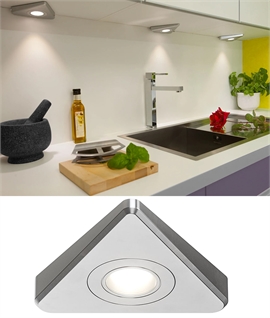 Triangular LED Undercabinet Lights - Low-Profile Design