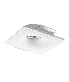 Plaster-in GU10 Downlight with Vortex Design  - Tilt Adjustable Trimless Downlight