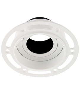 Round Trimless Plaster-In Downlight - Adjustable