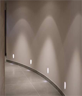 Low Level Recessed Plaster Light - Egg Shape