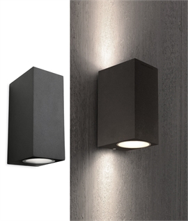LED Exterior Wall Washer Square Design - Up and Down Light