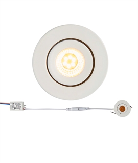 Compact Micro Tilt LED Downlight - 50mm with a Punch