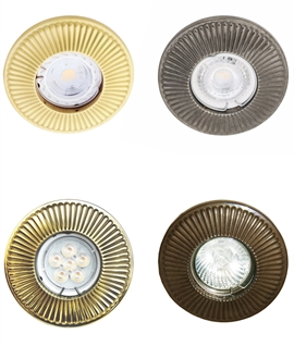 Downlights For Period Properties - Victorian Fluted Design