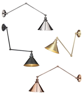 Long Reach Wall Lights for Double-height Spaces