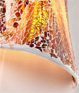 Mosaic Wall Sconces - Soft Lighting from a Hand-Made Product