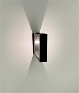 Zero Glare Exterior Light - Washes Light Onto The Wall