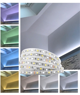 IP65 Flexible LED Lighting Tape - RGB Plus White 3000°k