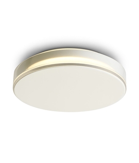 IP65 Halo Wall or Ceiling Light - 3000K Warm White, Die-Cast Body