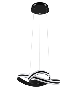 Wire Suspended LED Light Pendant - Lemniscate Knot Design