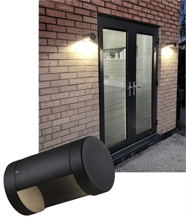 Modern Elegance: Dark Sky Friendly Exterior Wall Light in Black with Weatherproof IP54 Rating