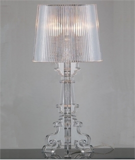 Guest Room Table Lamps | Lighting Styles Clear Plastic Table Lamps for sale | eBay