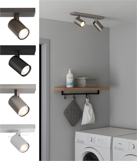 Double Modern Adjustable Spot Light Bar - 4 Finishes