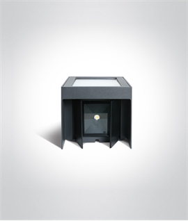 Square Frame Wall Light - Adjustable Beam and Impressive IP54 Rating