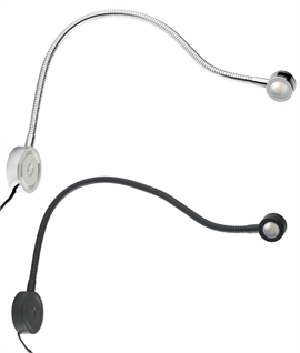 Flexible Long Reach LED Bedside Light with USB Charging Port