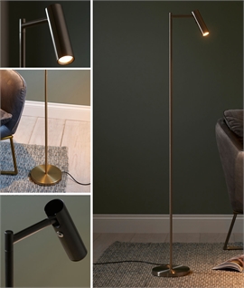 LED 3-Stage Dimmable Task Floor Lamp - Adjustable