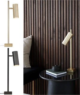 Geometric Streamlined and Adjustable Table Lamp