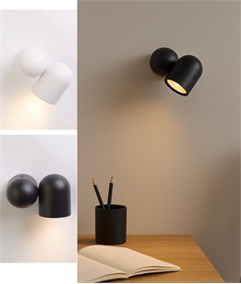 Chunky Adjustable Wall Spotlight - GU10 Lamp