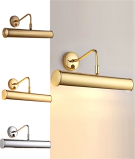 355mm Wide Picture Wall Light Switched - 3 Finishes 355mm Wide Picture Wall Light Switched - 3 Finishes