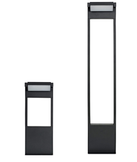 Graphite Black Adjustable Lamphead Exterior Lampposts IP54 Rated