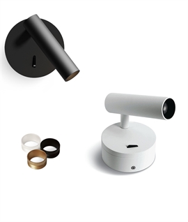 Adjustable LED Reading Light - Perfect Surface-Mounted Switched Bedside Lighting Solution