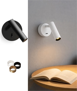 Adjustable LED Reading Light - Perfect Surface-Mounted Switched Bedside Lighting Solution