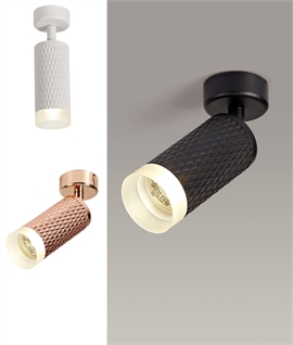Adjustable Ceiling Spotlight with Diffuser - Diamond Pattern