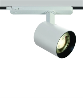 Adjustable Output COB LED 3-Circuit Track Light - 10w, 15w or 20w & Global & Eutrac Compatible Adjustable Output COB LED 3-Circuit Track Light - 10w, 15w or 20w & Global & Eutrac Compatible