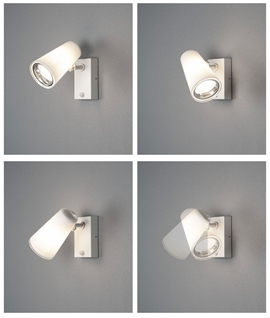 Decorative Exterior Wall Light with Movement Sensor