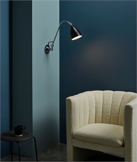 A Classic Yet Contemporary Adjustable Bedside Reading Light