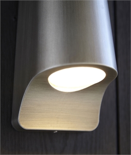 Modern Mast LED Wall Light - Use Inside or Out