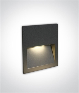 Recessed Wall Guide Light - IP65 Rated - Indoor or Outdoor 