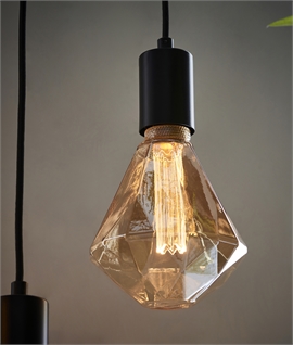 E27 125mm Amber Gemstone LED Filament Lamp - 2.5W