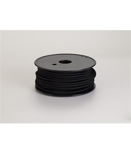 Ashmore 25m Roll Black Braided 2 Core 0.75mm Cable VDE Approved