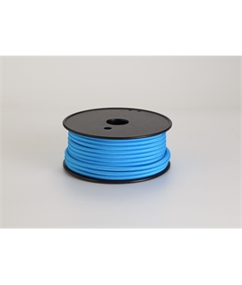 Ashmore 25m Roll Blue Braided 2 Core 0.75mm Cable VDE Approved