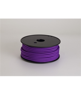 Ashmore 25m Roll Purple Braided 2 Core 0.75mm Cable VDE Approved
