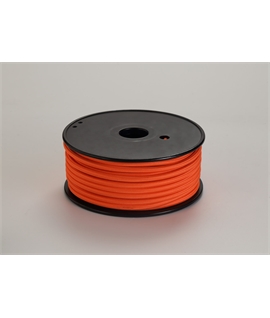 Ashmore 25m Roll Orange Braided 2 Core 0.75mm Cable VDE Approved