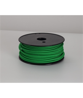 Ashmore 25m Roll Bottle Green Braided 2 Core 0.75mm Cable VDE Approved