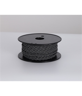 Ashmore 25m Roll Black & White Spot Braided Twisted 2 Core 0.75mm Cable VDE Approved