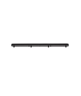 Ashmore 80cm Ceiling Canopy for Up to Four Pendant Lights | Linear Light Bar | Powder-Coated Black